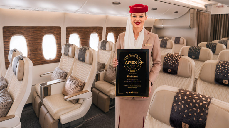 Emirates wins award at 2026 APEX Awards