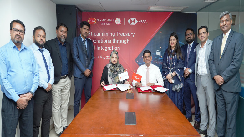 HSBC Bangladesh, PRAN Group sign treasury API deal