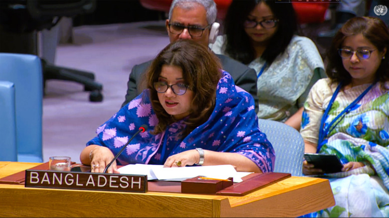 Shama urges UN support for greater women's participation in 