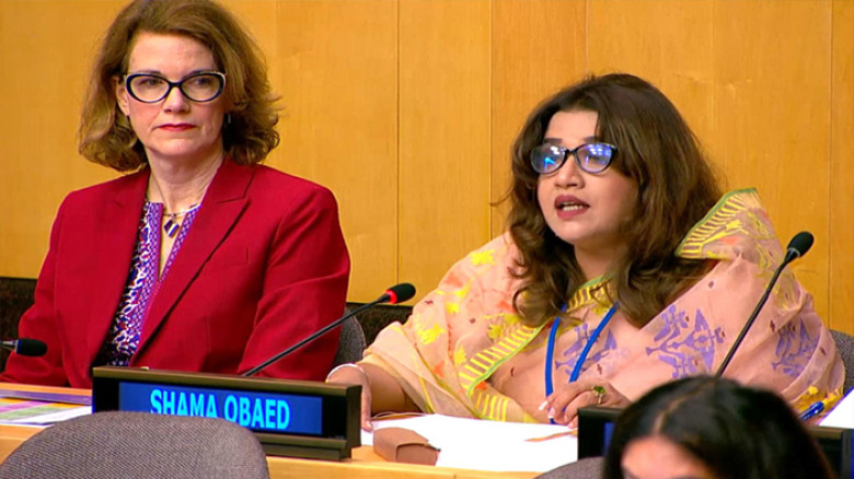 Shama stresses accountability, support for Rohingya repatria
