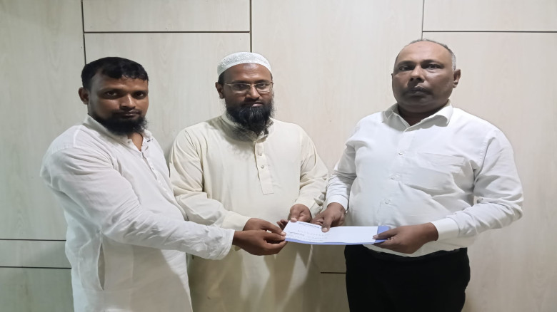 SJIBL Foundation donates Tk 11 lakh to Narsingdi madrasah