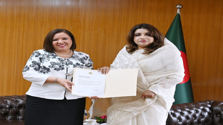 Morocco ambassador pays courtesy call on state minister Sham