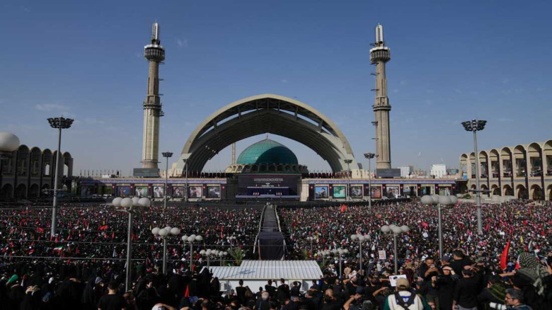 Funeral procession for Iran's slain supreme leader Khamenei 