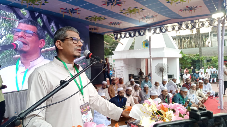 জুলাই সনদ বাস্তবায়নের দাবিতে জয়পুরহাটে ১১ দলীয় জোটের সমাবেশ