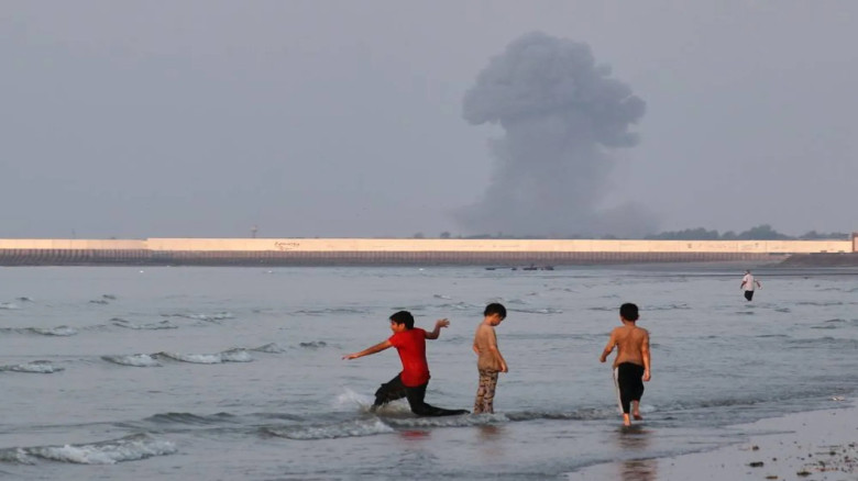 US military says struck military, maritime sites in Iran