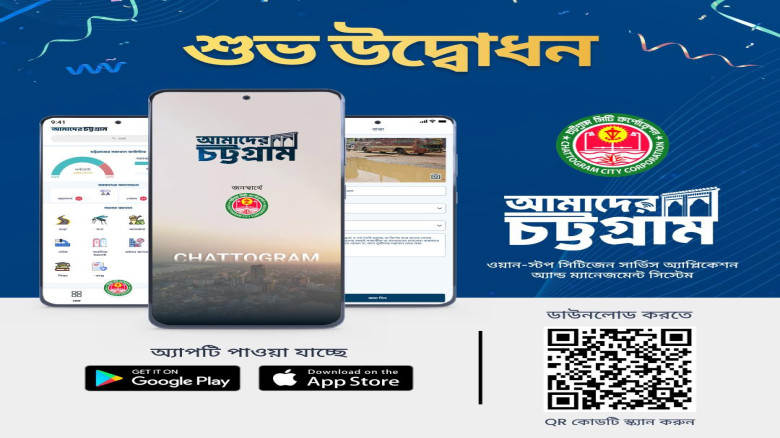 Mayor Dr. Shahadat inaugurated the ‘Our Chittagong’ app to s