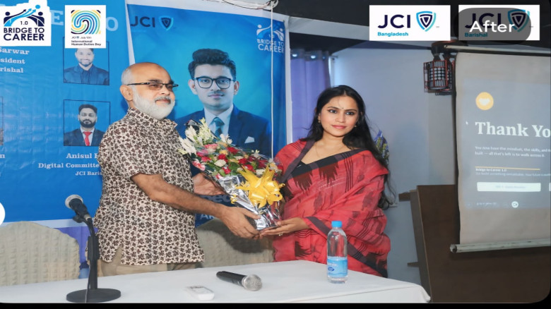 JCI Barishal launches career bridge program on Human Duties 