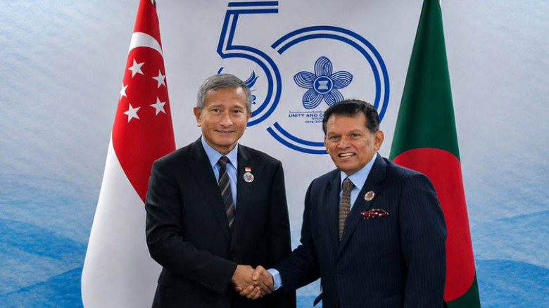 Khalilur seeks Singapore support for ASEAN, RCEP aspirations