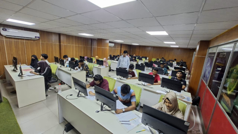 50,000 students sit for AI training selection test