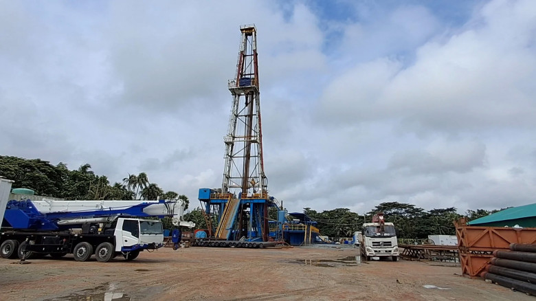 BAPEX starts drilling new gas well in Noakhali