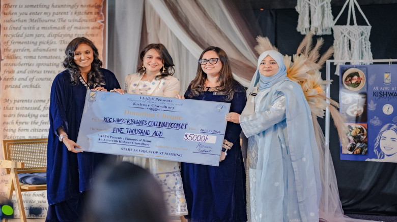 VAAUS joins Kishwar Chowdhury to turn food into hope