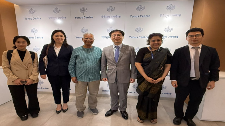 Korean trade minister meets Professor Yunus