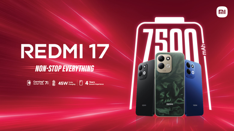 Xiaomi launches REDMI 17 with bigger battery, stronger prote