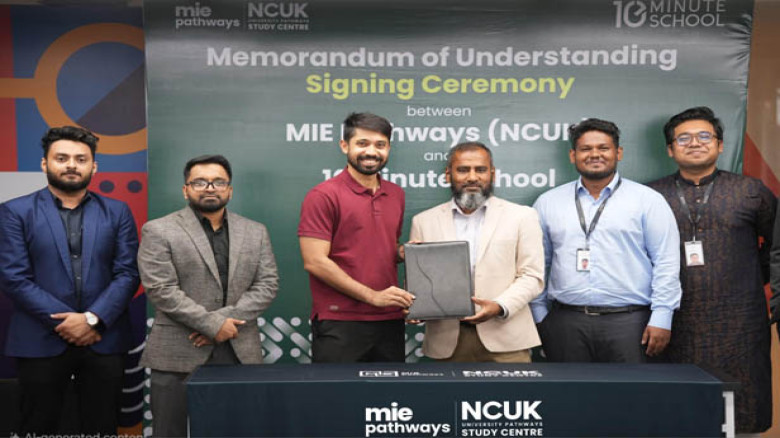MIE Pathways and 10 Minute School sign strategic partnership