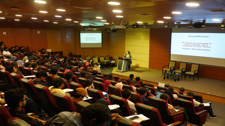 NSU holds 3rd workshop on exam anxiety