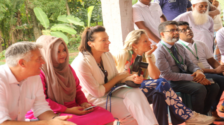 Dutch Envoy visits DAM activities in Barishal