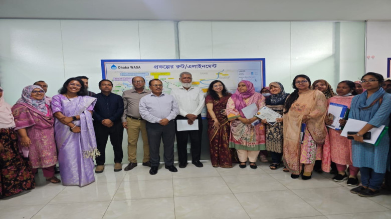 ঢাকা ওয়াসা কর্মকর্তারা শিশু বিকাশ, পরিচর্যা প্রশিক্ষণ গ্রহণ