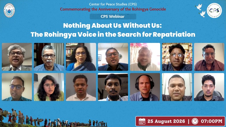NSU hosts Rohingya repatriation webinar