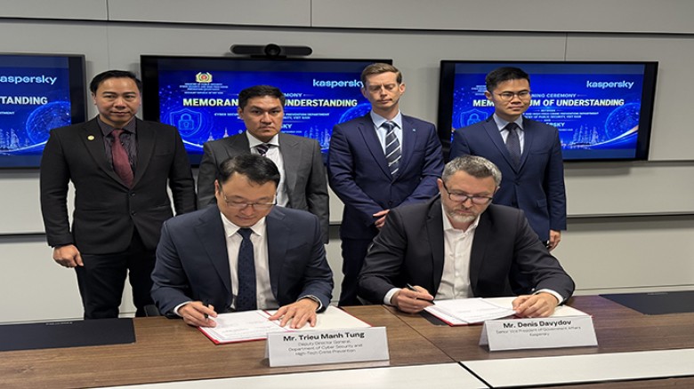 Kaspersky signs MoU with Vietnam’s Cybersecurity Department