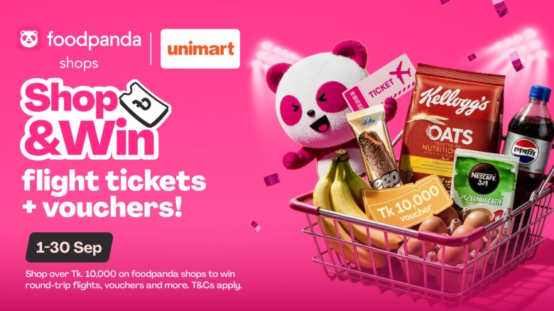 foodpanda, Unimart reward top customer with Dhaka-Bangkok ti