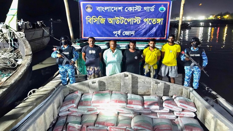 5 held with 750 sacks of cement bound for Myanma