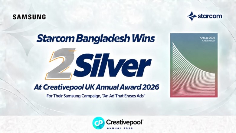 Starcom Bangladesh wins 2 silvers at Creativepool UK awards