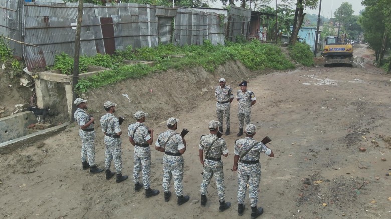 9 APBn members keep Salimpur to airport secure