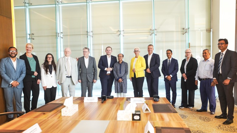 German parliamentary delegation visits Meghna Industrial Eco