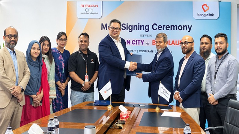 Rupayan City Uttara and Banglalink ink MoU