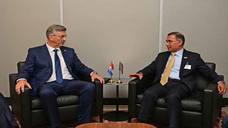 Tarique Rahman, Croatian PM discuss strengthening bilateral 