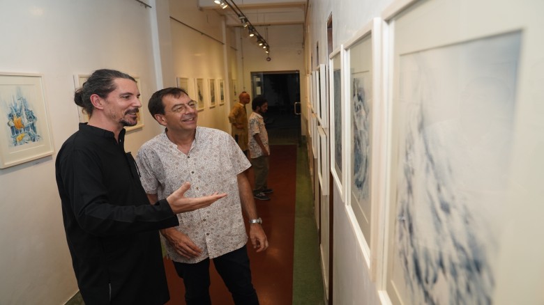Alliance Française opens Flavien Martinel solo exhibition