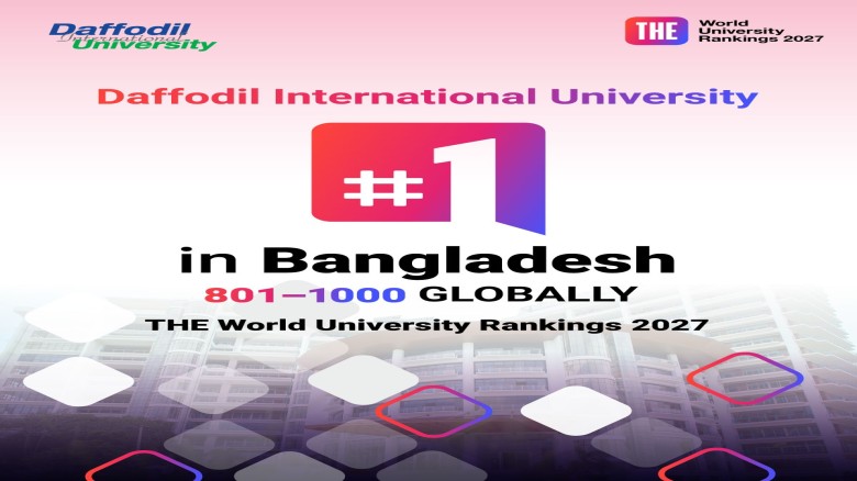 DIU ranks 1st in Bangladesh in THE World University Rankings