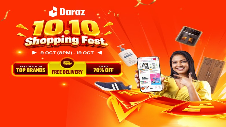 Daraz 10.10 fest offers prepayment vouchers, huge discounts