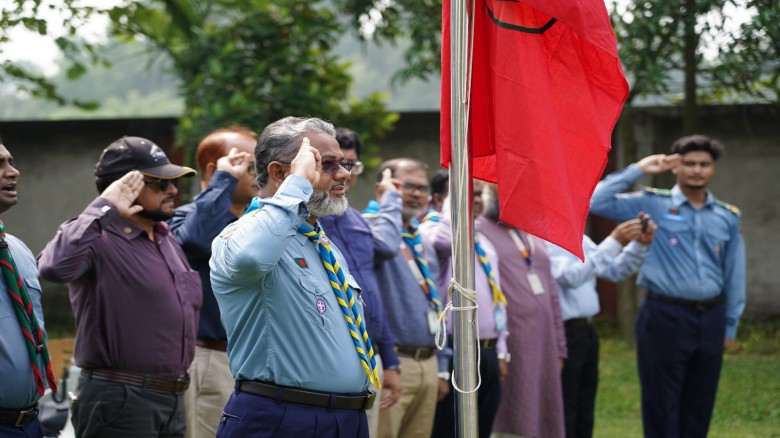 Eastern University rovers hold 3rd investiture camp