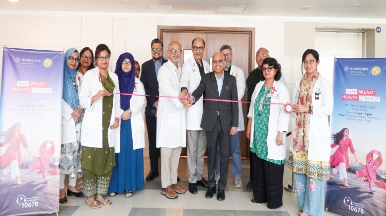 Evercare Hospital Dhaka launches free breast health checkup