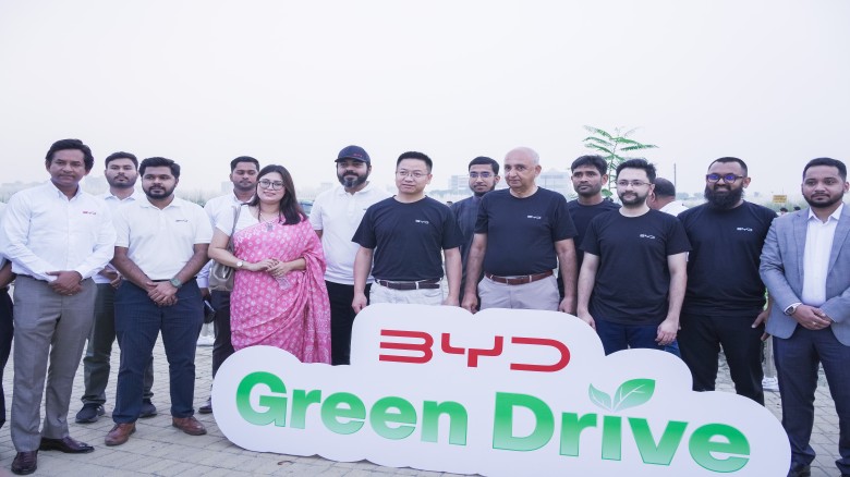BYD Bangladesh plants trees under Green Drive
