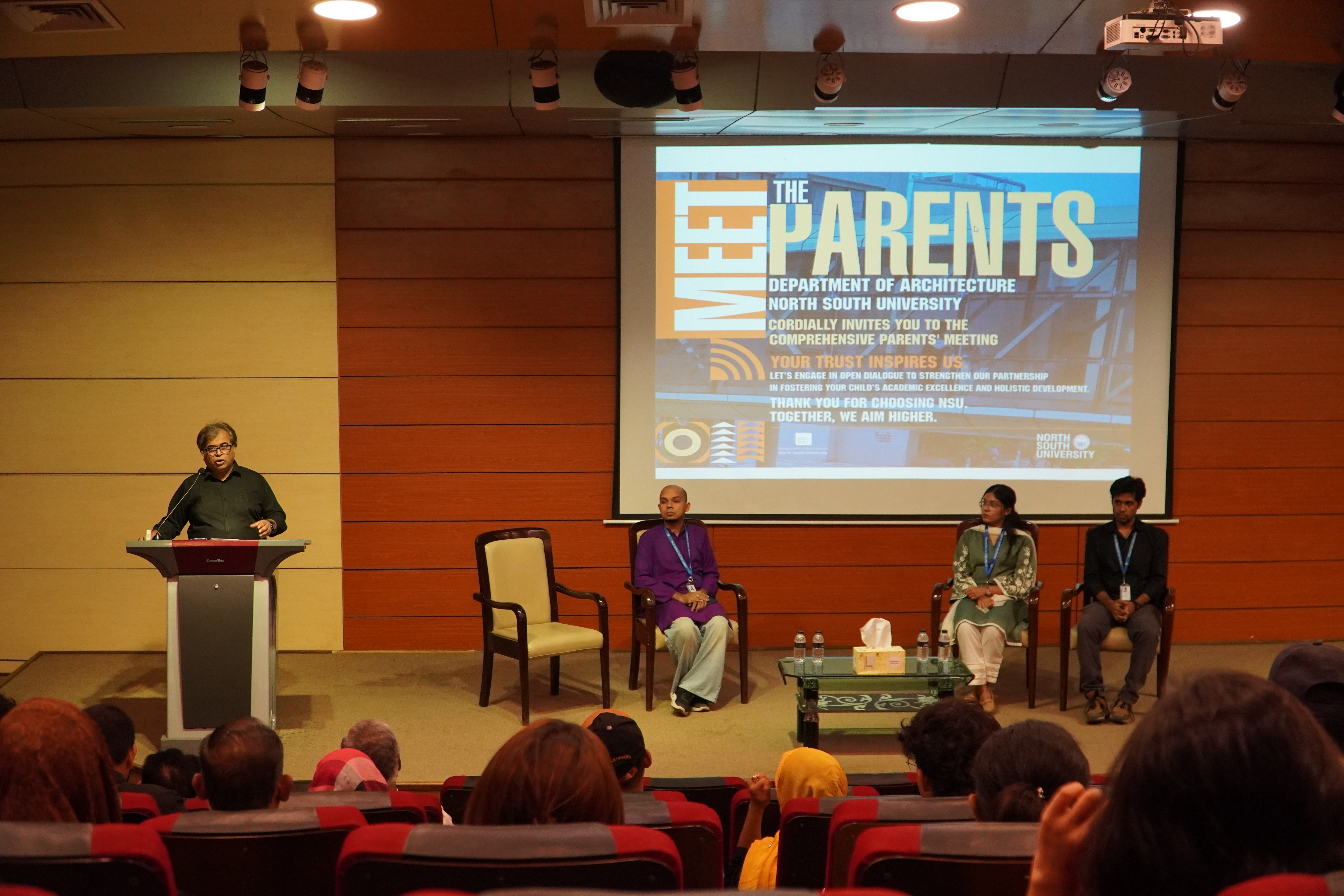 NSU Architecture meets parents of newest students