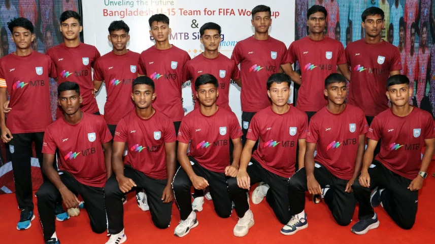 U-15 national football team play goalless draw with Wales