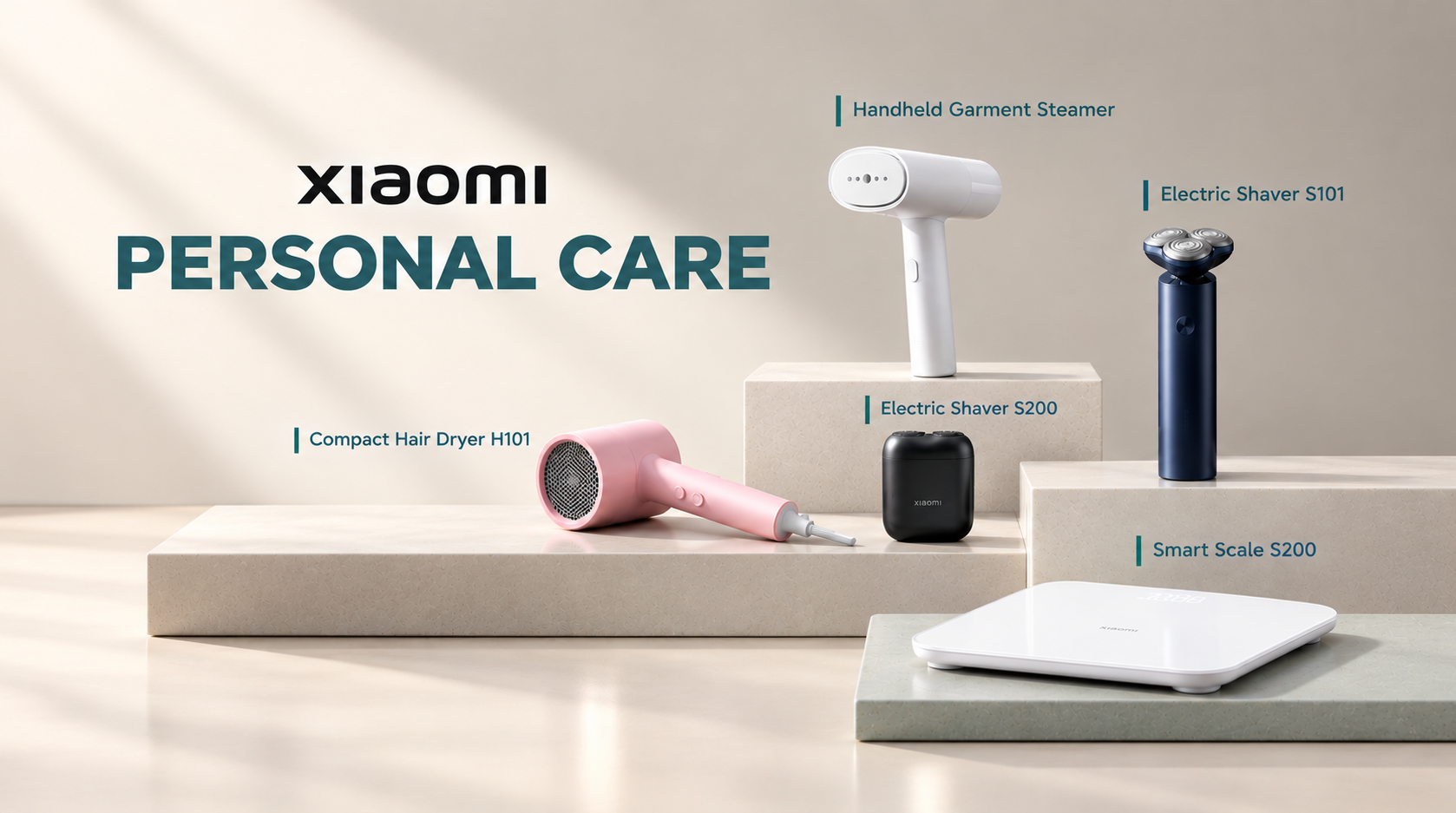Xiaomi launches garment steamer, personal care devices