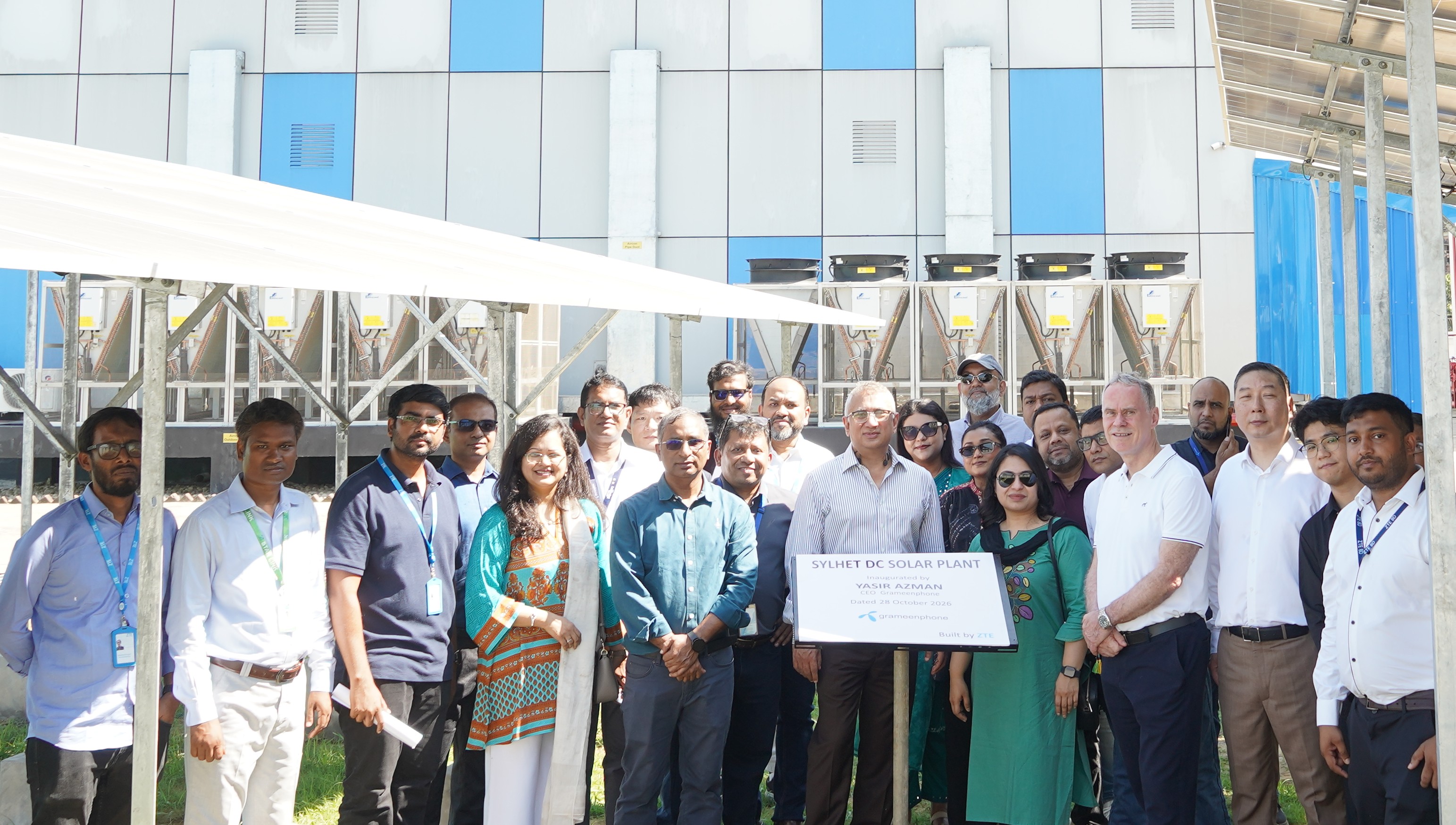 Grameenphone opens Bangladesh's largest data centre solar pl